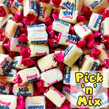 milkshakes, pascall lollies, wrapped lollies, pick n mix