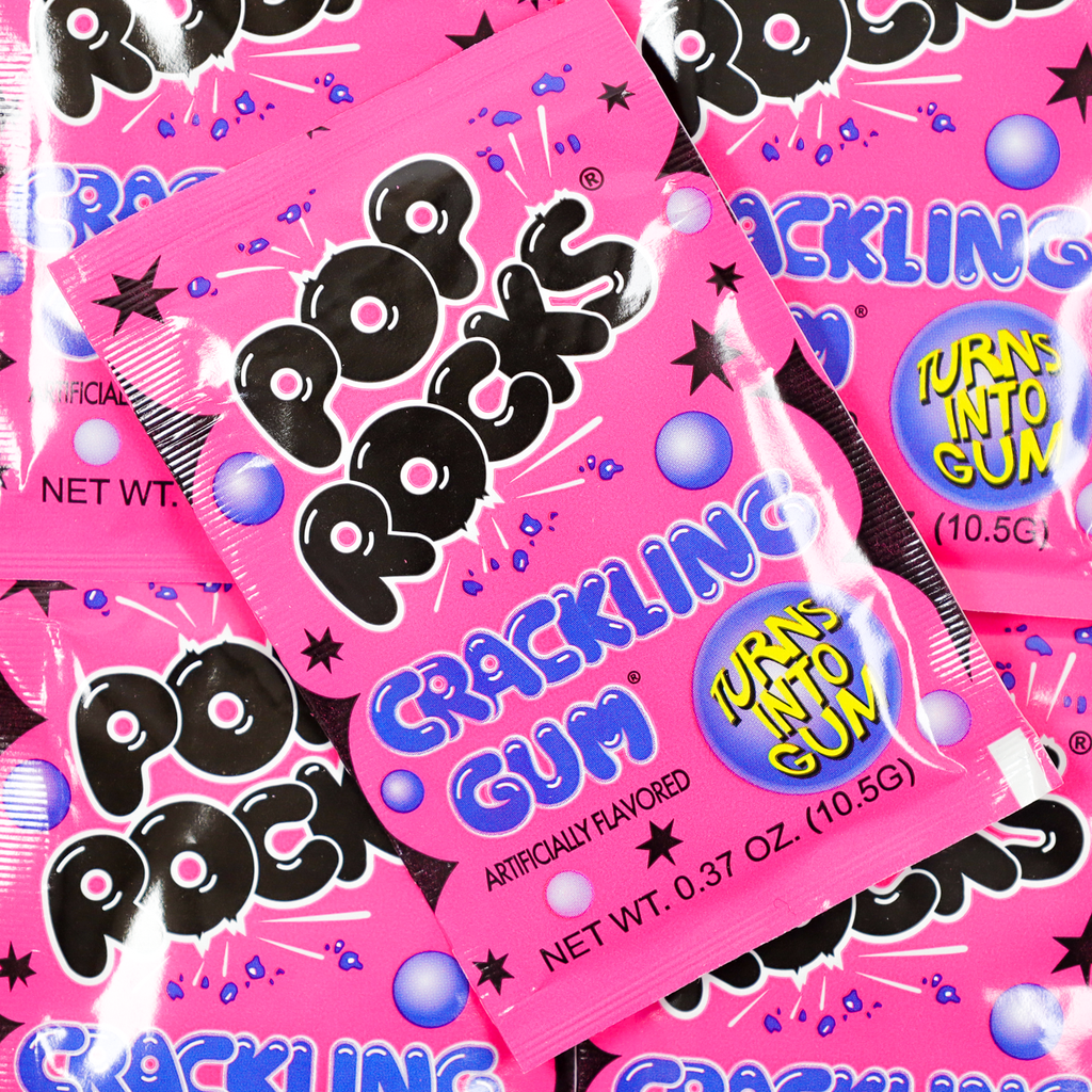 Pop Rocks Crackling Gum 10g – LollyShop NZ