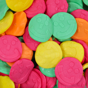 rainbow, faces, mayceys, new zealand, lollyshop, nz