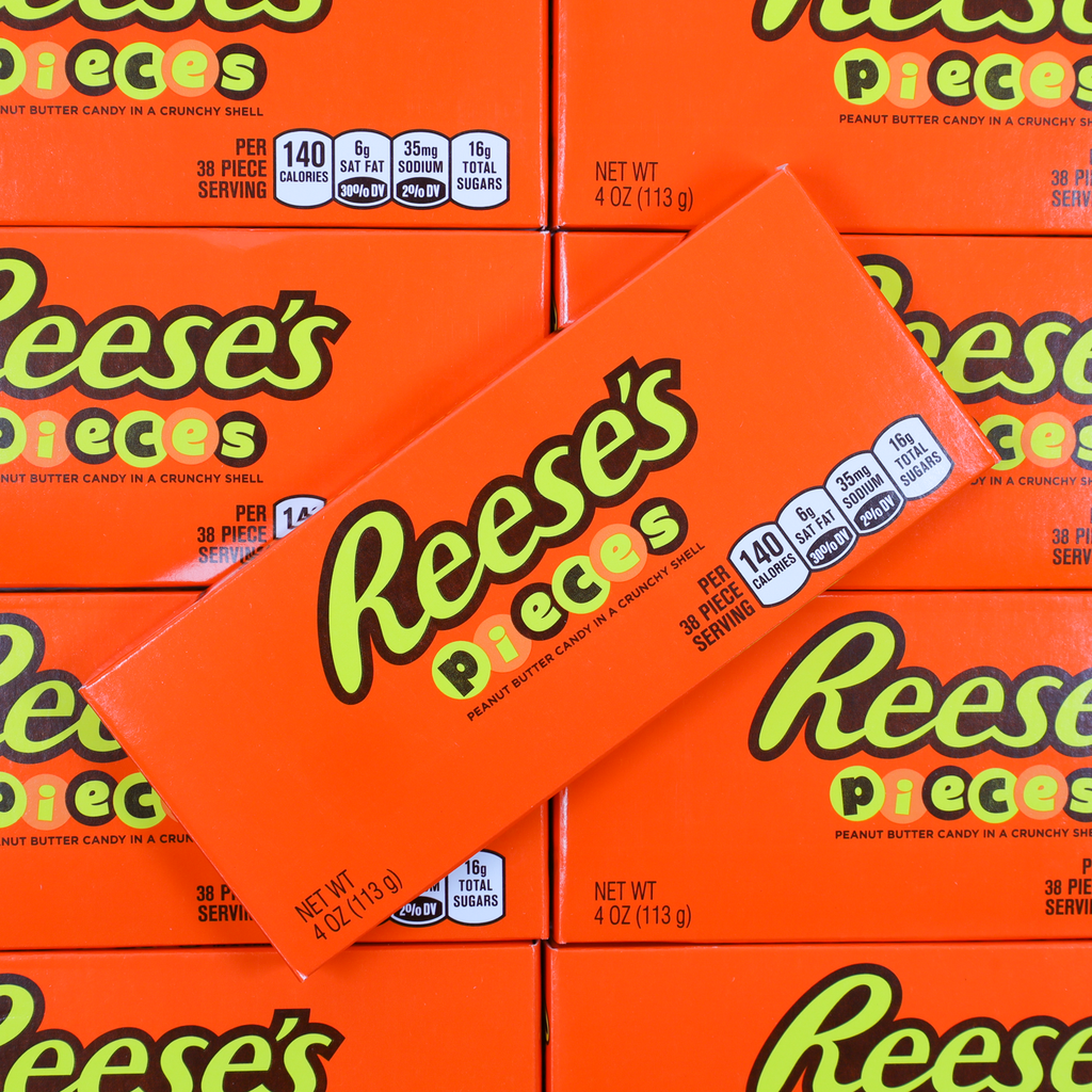 reeses, reese pieces, peanut butter chocolate