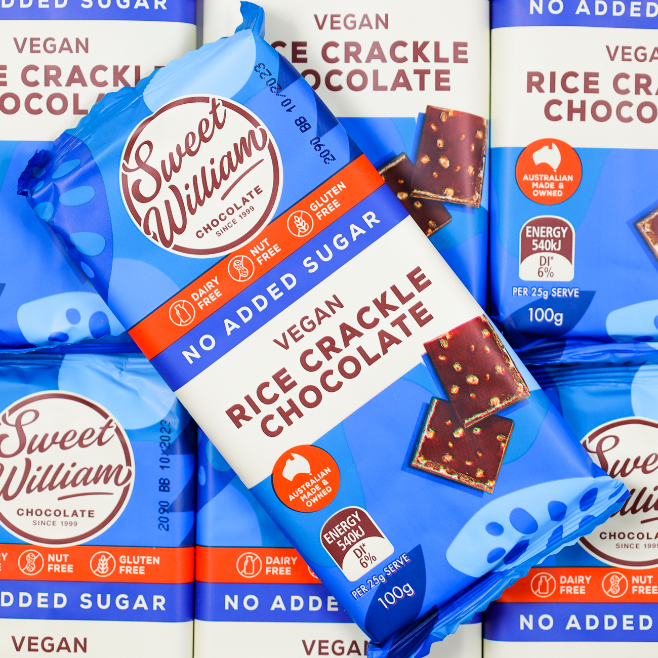 Sweet William Chocolate Bar Sugar Free Dairy Free 100g