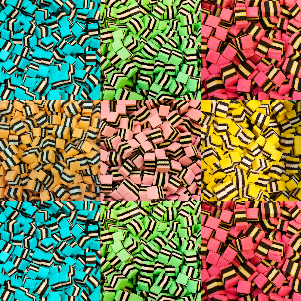 Licorice Allsorts (Single Colour)