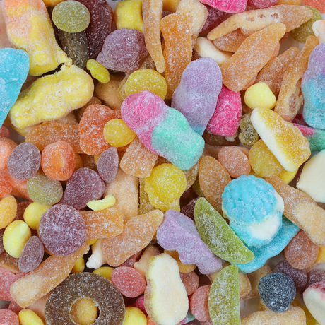 sour mix, sour lollies, seconds lollies, nz lollies