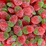 Sour Strawberries Sugared 350g