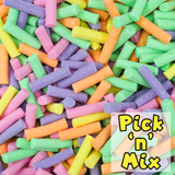 tangy sticks, tangy lollies, colourful lollies, stick lollies, pick n mix