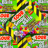 Toxic Waste Sour Smog Balls Theatre Box 85g