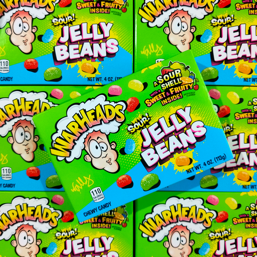 Warheads, warheads sour jelly beans, sour jelly beans, american candy, candy