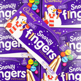 cadbury, limited edition, snowy fingers, white chocolate, milk chocolate, chocolate, lollyshop