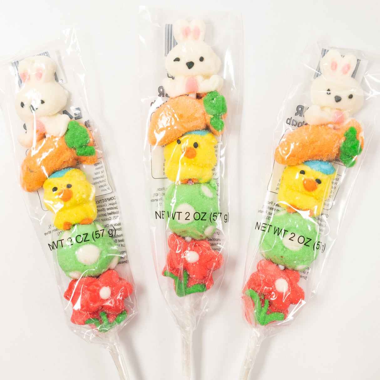 easter, marshmallow, mallow, kebab, cute, bunny, carrot, flower, chick, lollyshop