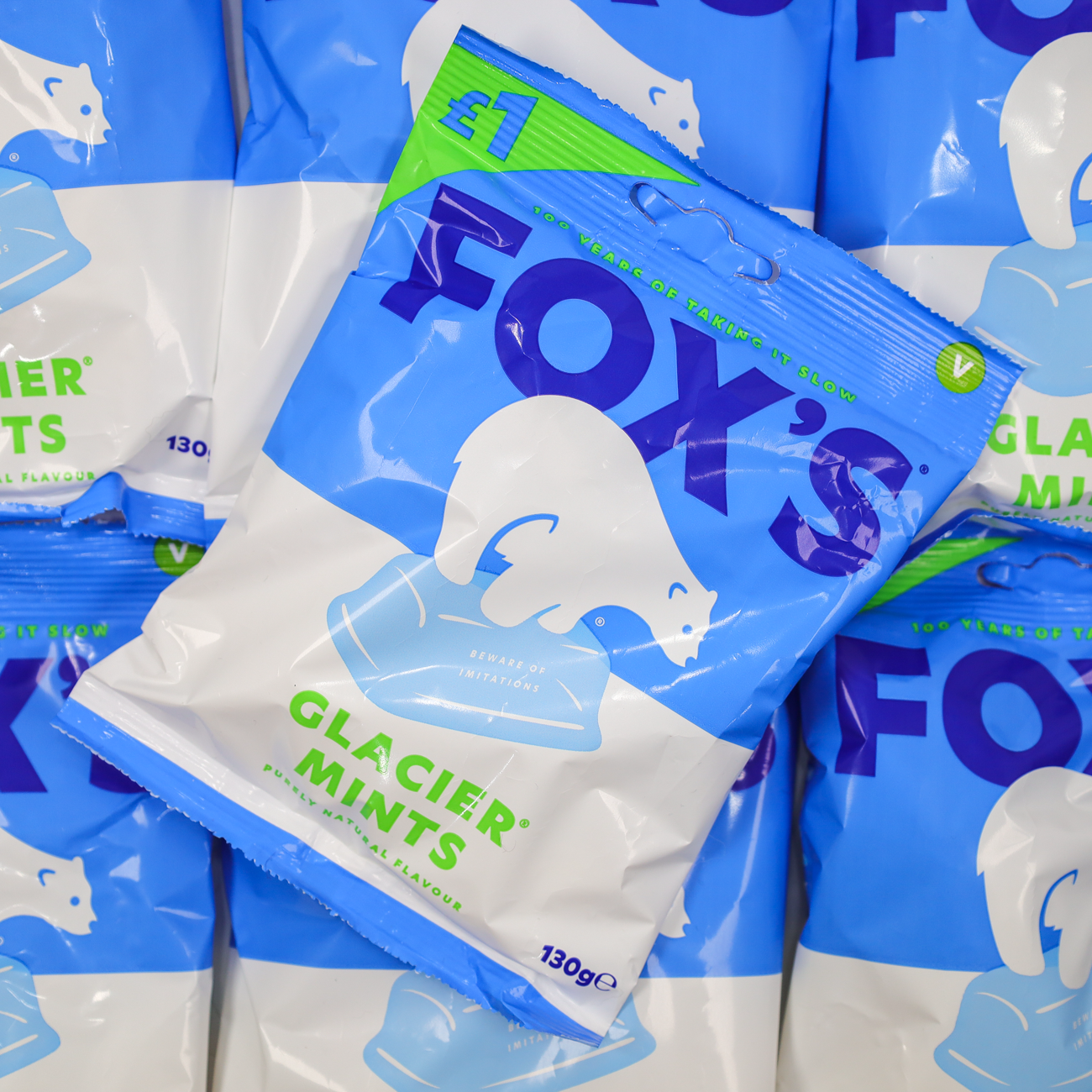 Fox's Glacier Mint Bag 130g – LollyShop NZ