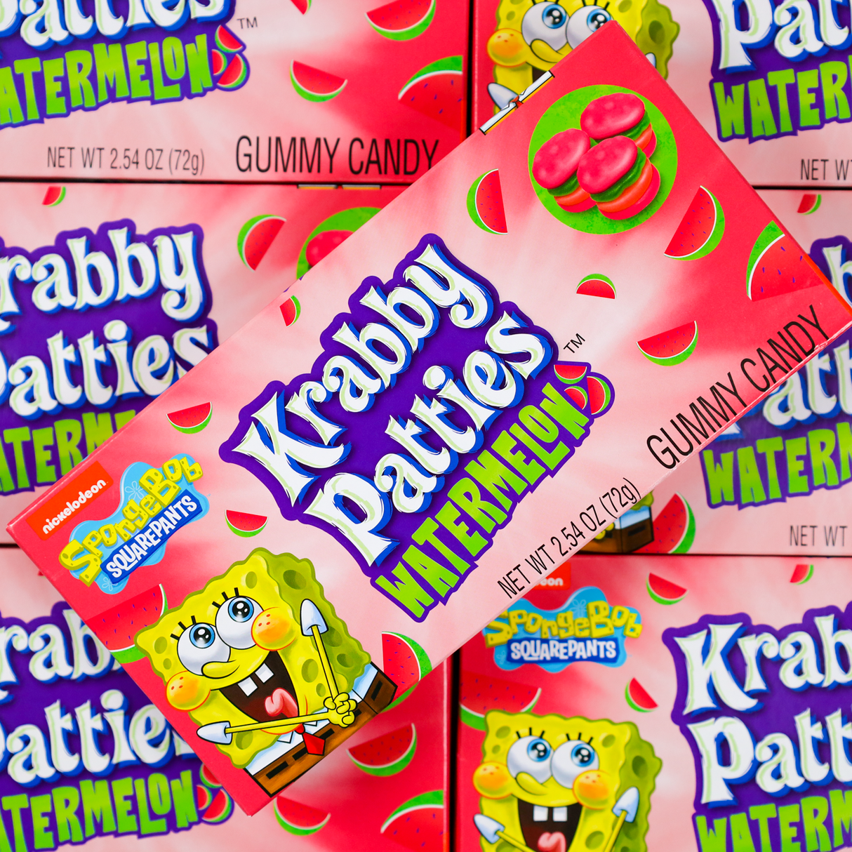 Spongebob Krabby Patties - Watermelon 72g