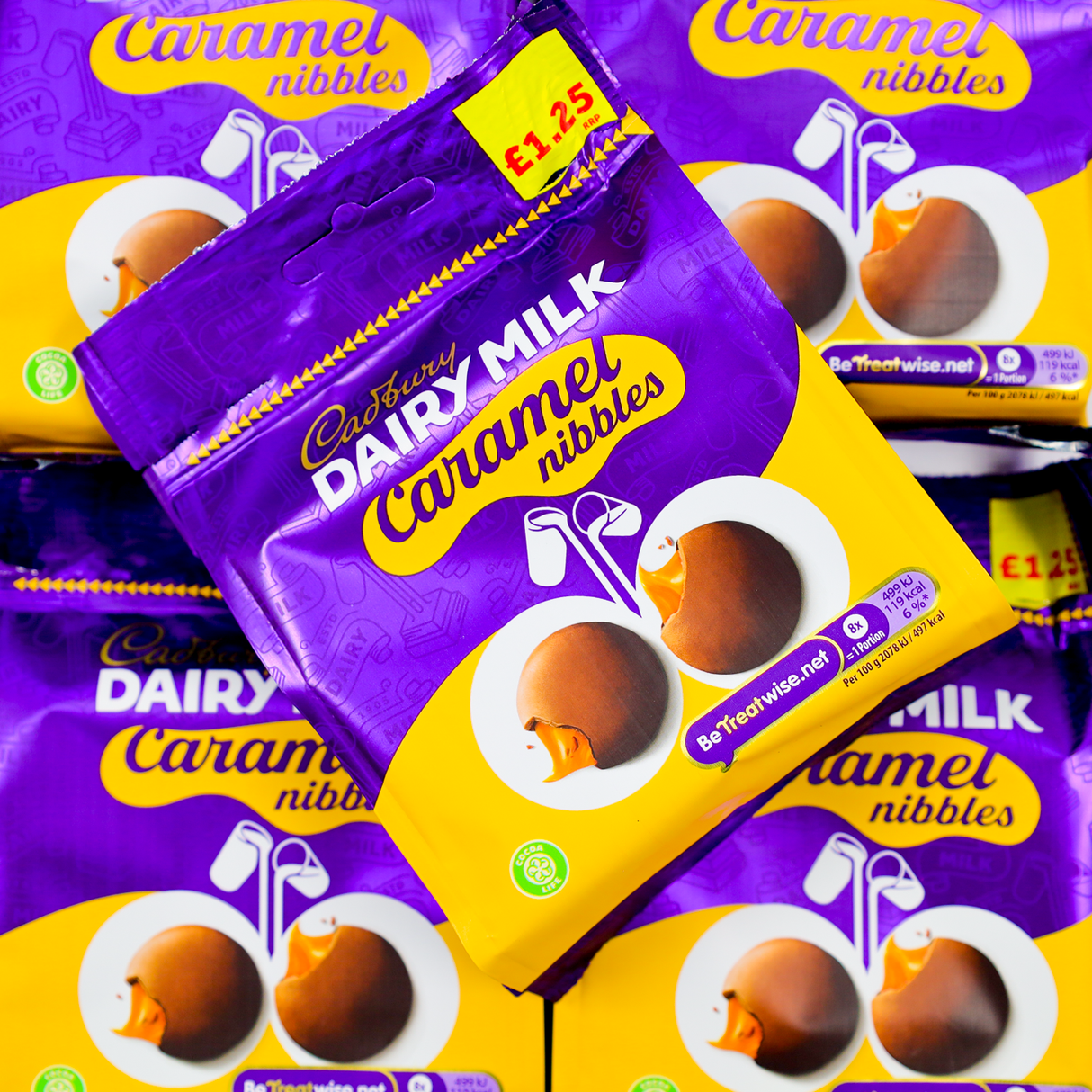 Cadbury Dairy Milk Nibbles Caramel 95g