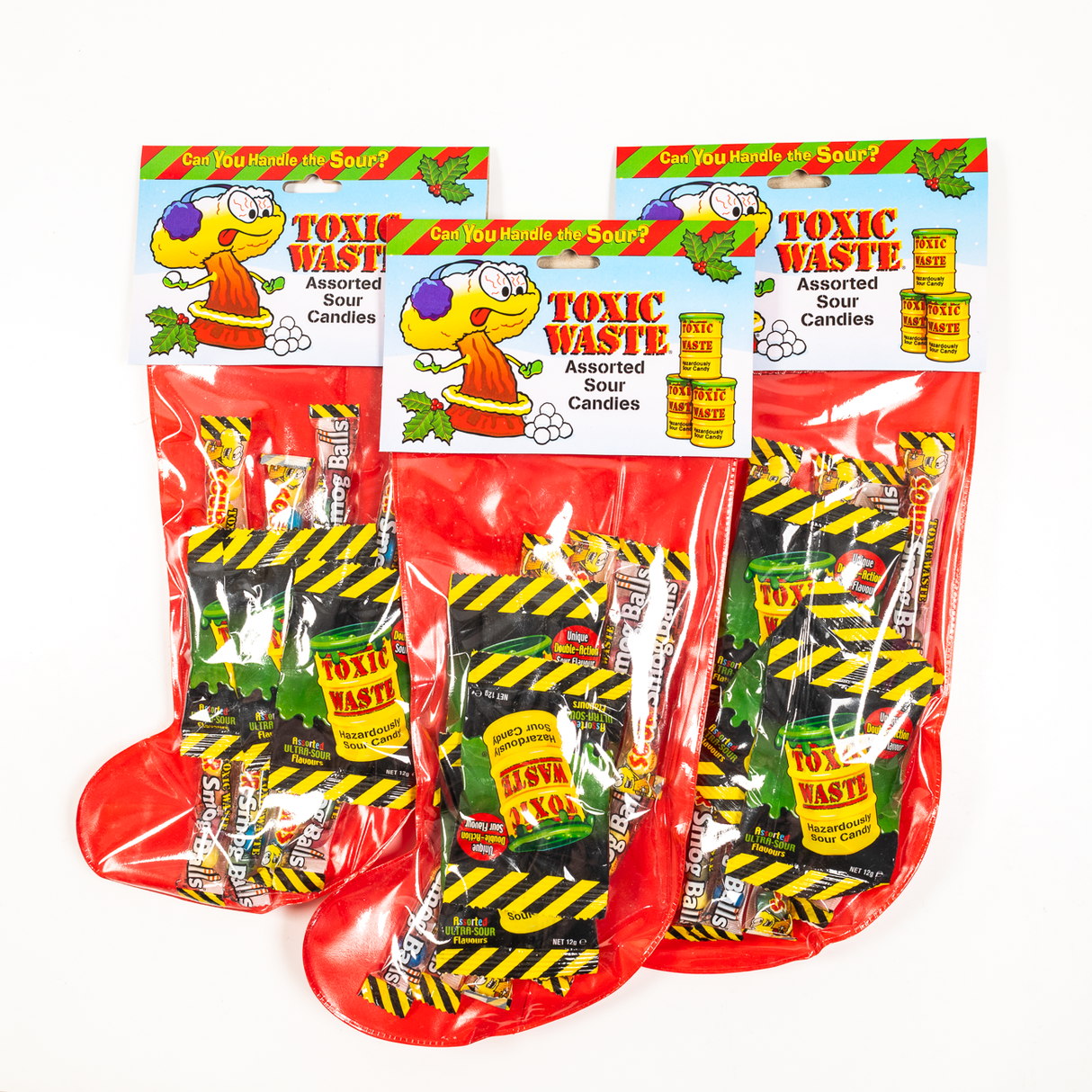 christmas, toxic waste, sour candy, sour, lollyshop