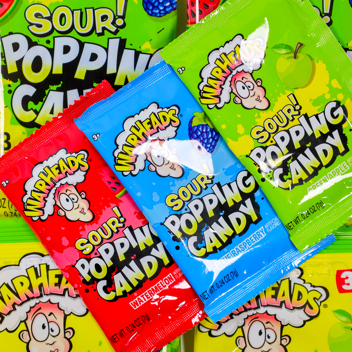 Warheads Sour Popping Candy 21g